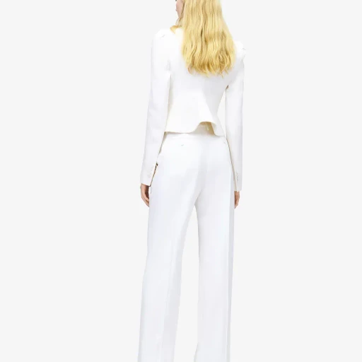 High-Waisted Tailored Trousers