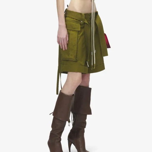 Horn Heel Knee-High Boot
