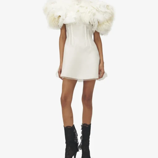 Hybrid Shearling Bolero