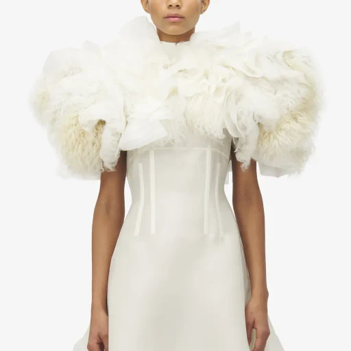 Hybrid Shearling Bolero