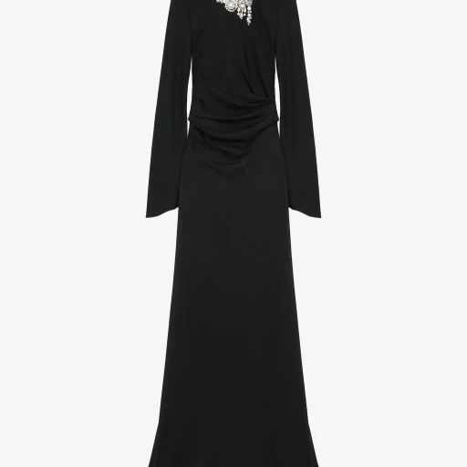 Jewelled Embroidery Evening Dress