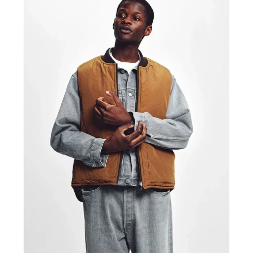 Unlikely Time Travel Trucker Jacket Gray Denim