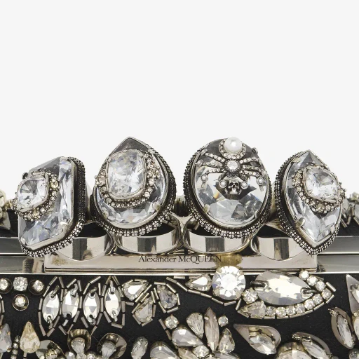 Jewelled Spider Knuckle Clutch
