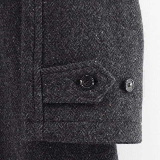 Unlikely Balmacaan Coat Nep Tweed