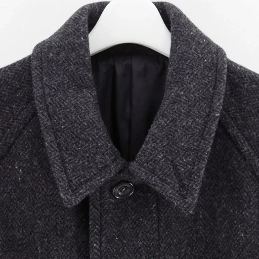 Unlikely Balmacaan Coat Nep Tweed