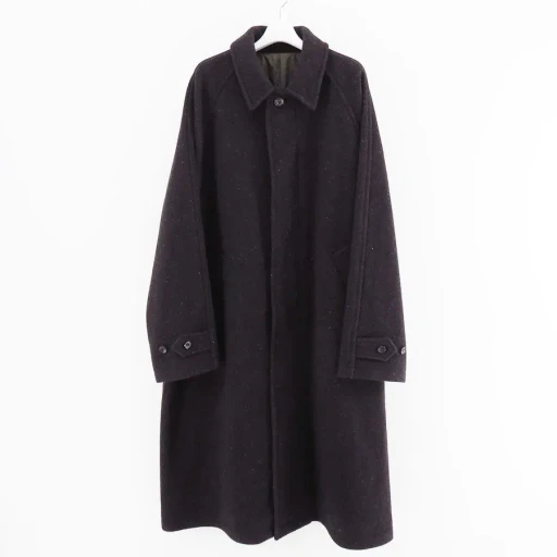 Unlikely Balmacaan Coat Nep Tweed