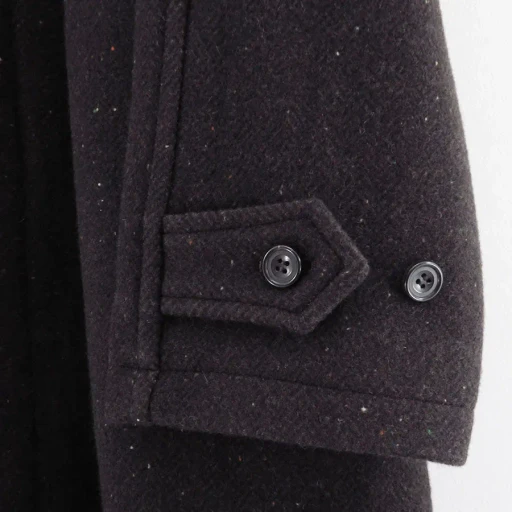 Unlikely Balmacaan Coat Nep Tweed