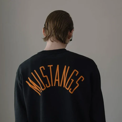 Unlikely Simple Sweat Crew Mustangs