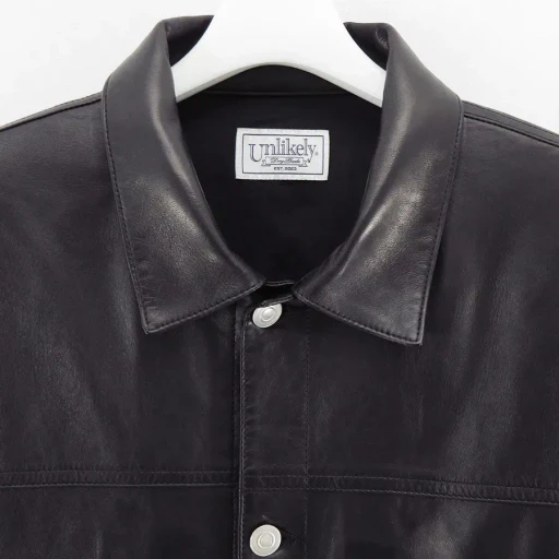 Unlikely Zero Leather Trucker Jkt