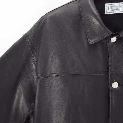 Unlikely Zero Leather Trucker Jkt