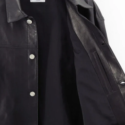 Unlikely Zero Leather Trucker Jkt
