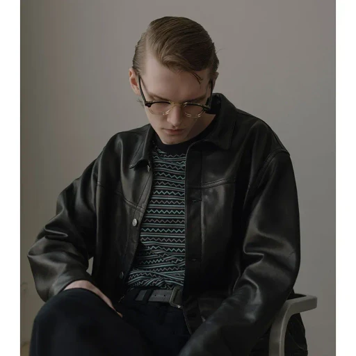 Unlikely Zero Leather Trucker Jkt