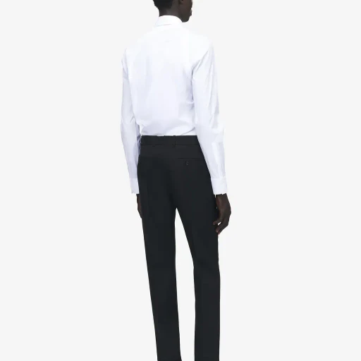 Low-Waisted Cigarette Trousers