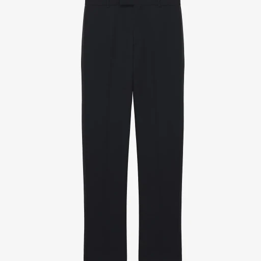 Low-Waisted Tuxedo Cigarette Trousers