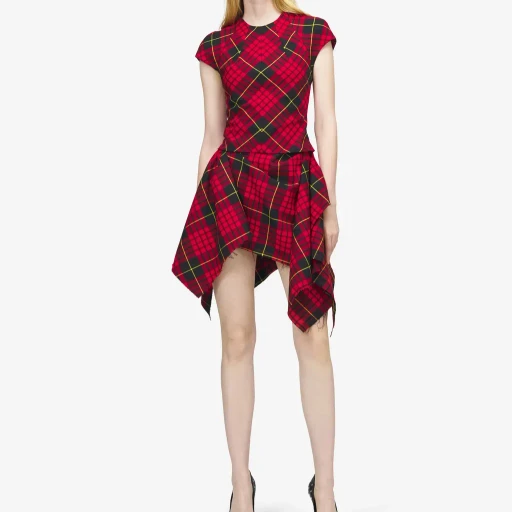 Macqueen Tartan Mini Dress