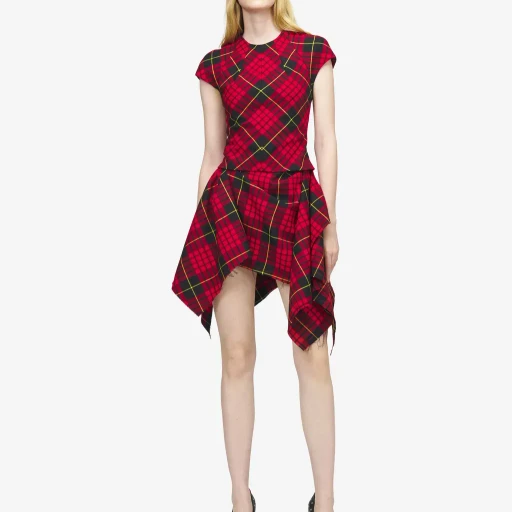 Macqueen Tartan Mini Dress