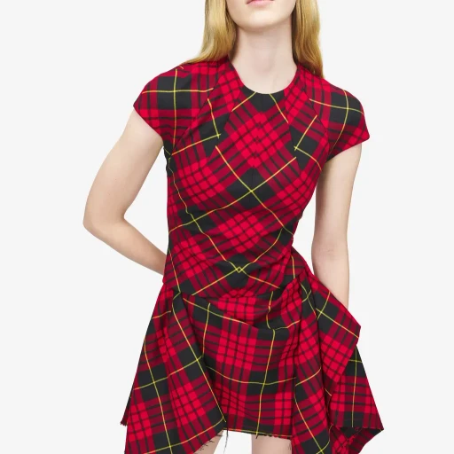 Macqueen Tartan Mini Dress