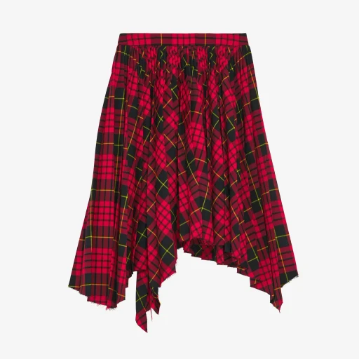 Macqueen Tartan Asymmetric Skirt