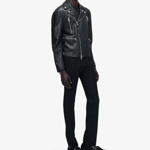 Mcqueen Classic Leather Biker Jacket