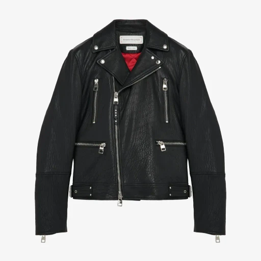 Mcqueen Classic Leather Biker Jacket