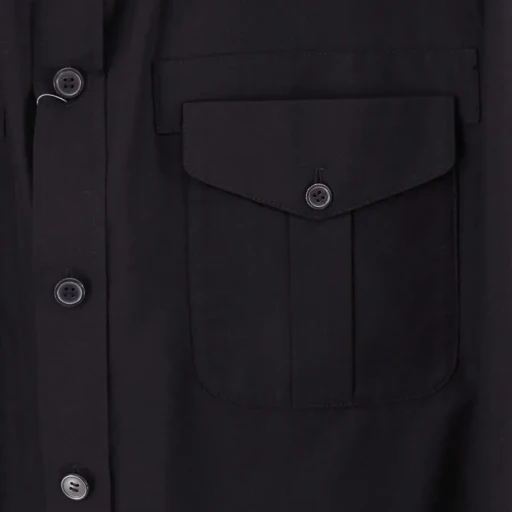 100/2 Broad Shirt With Double Chest Patch Pockets