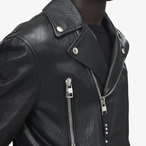 Mcqueen Classic Leather Biker Jacket