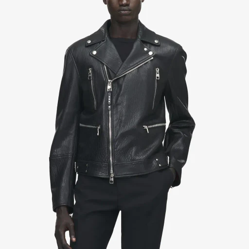 Mcqueen Classic Leather Biker Jacket