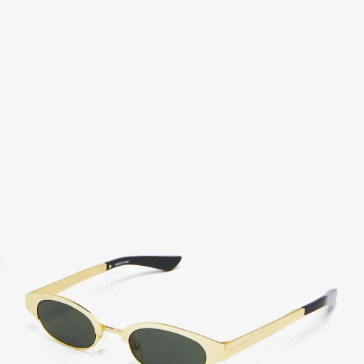 Mcqueen Ellipse Metal Sunglasses