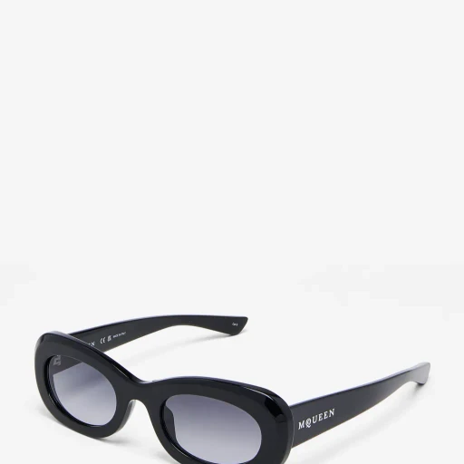 Mcqueen Logo Oval Sunglasses