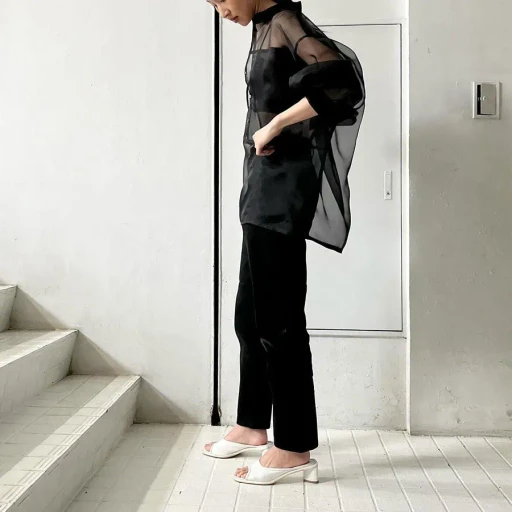 Organza Over Shirt