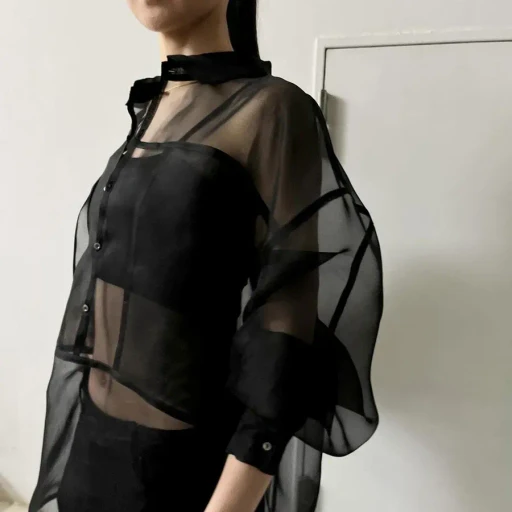 Organza Over Shirt