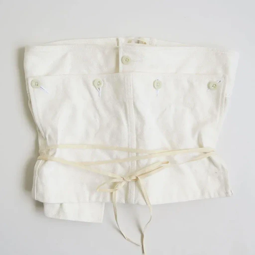 Canvas Lace-Up Bustier