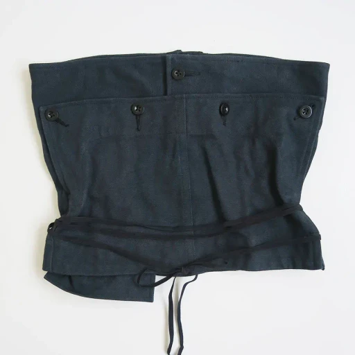 Canvas Lace-Up Bustier