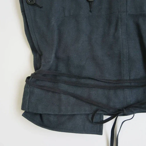 Canvas Lace-Up Bustier