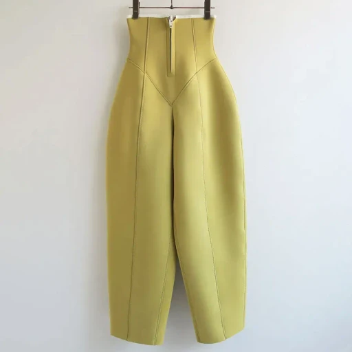 Urethane High-Waist Pants