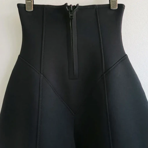 Urethane High-Waist Pants