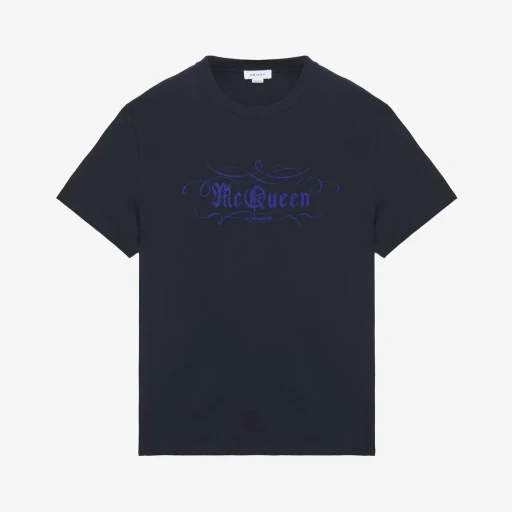 Mcqueen Script Print T-Shirt