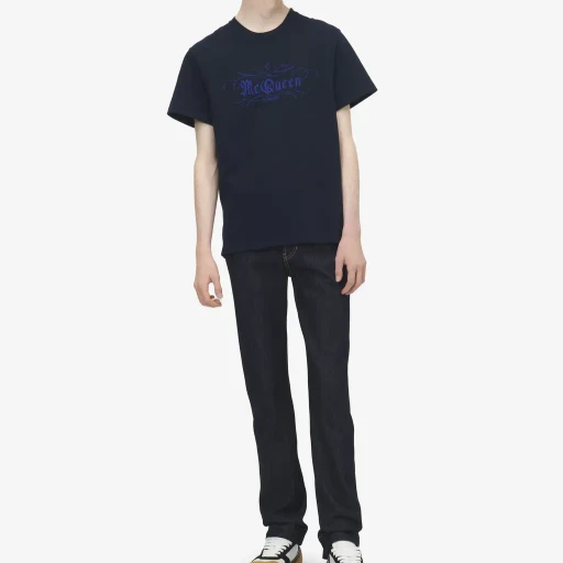 Mcqueen Script Print T-Shirt