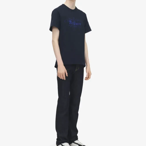 Mcqueen Script Print T-Shirt