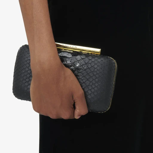 Mcqueen T-Bar Box Clutch