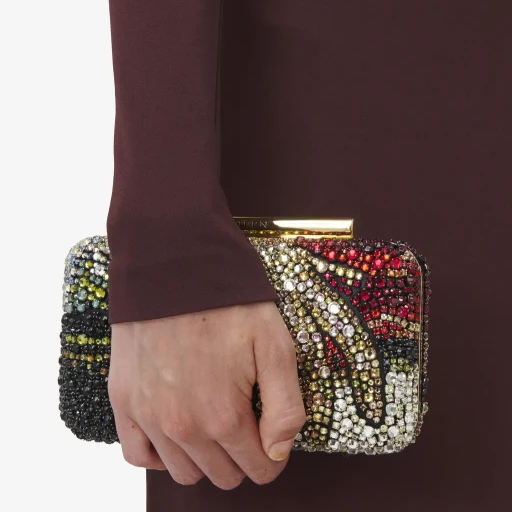 Mcqueen T-Bar Box Clutch