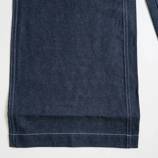 Denim High-Waist Buggy Pants