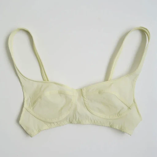 Stretch Taffeta Layered Bra Top Shirt