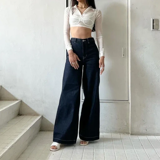 Stretch Taffeta Layered Bra Top Shirt