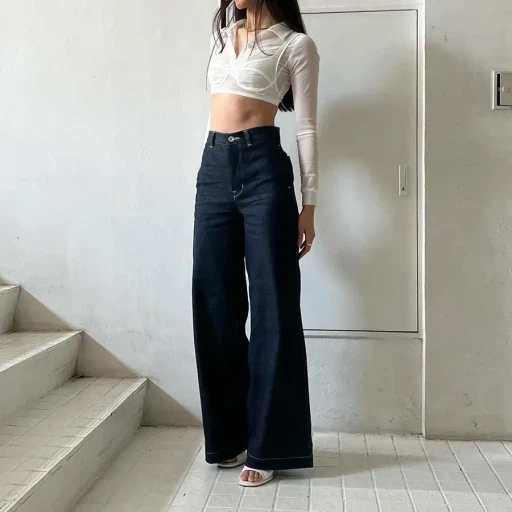 Stretch Taffeta Layered Bra Top Shirt