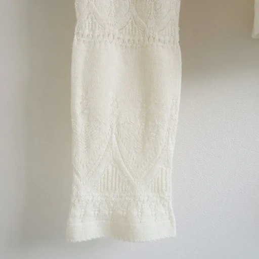 Silk Lace Knitting Tights Top