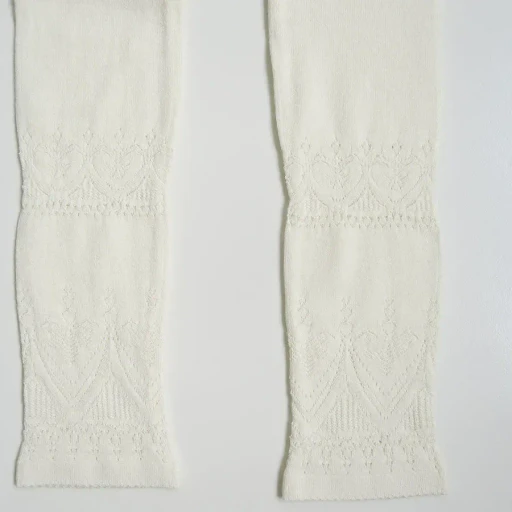 Silk Lace Knitting Tights Top
