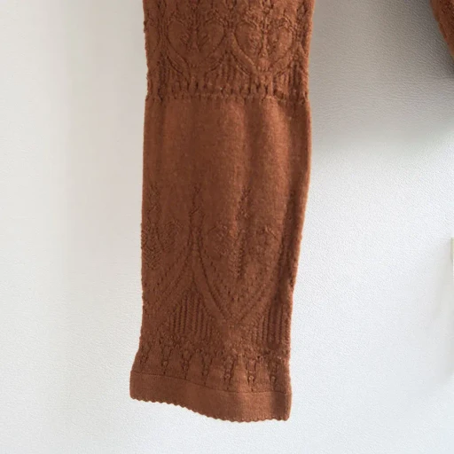 Silk Lace Knitting Tights Top