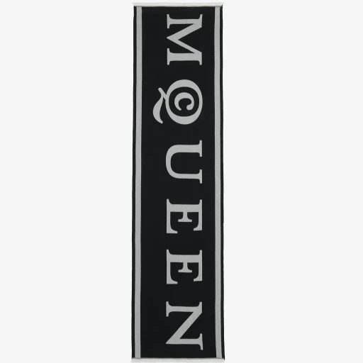 Mcqueen Wool Jacquard Scarf