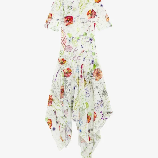 Meadow Floral Asymmetric Dress